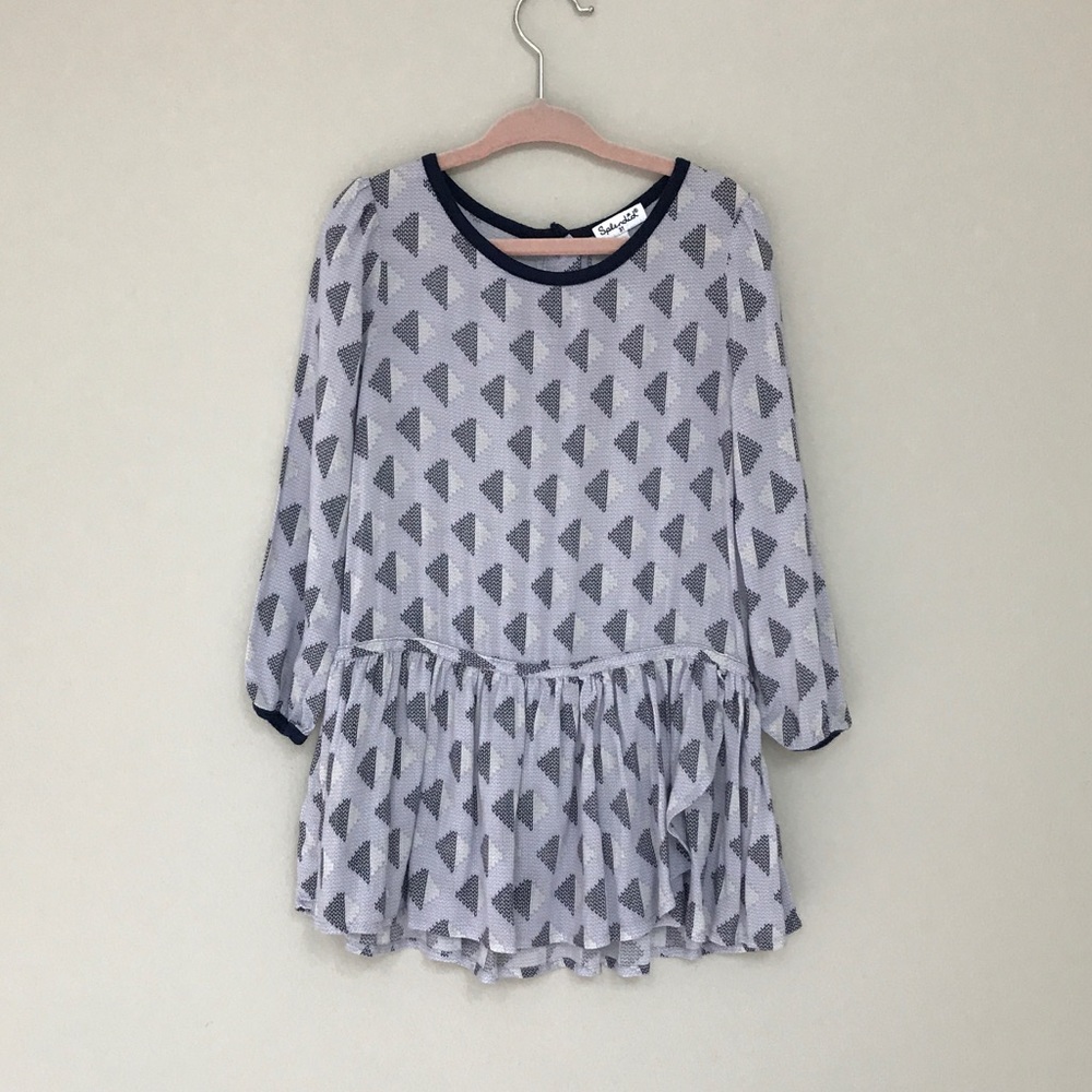COPY - Girls 3t long sleeve patterned Splendid dr…